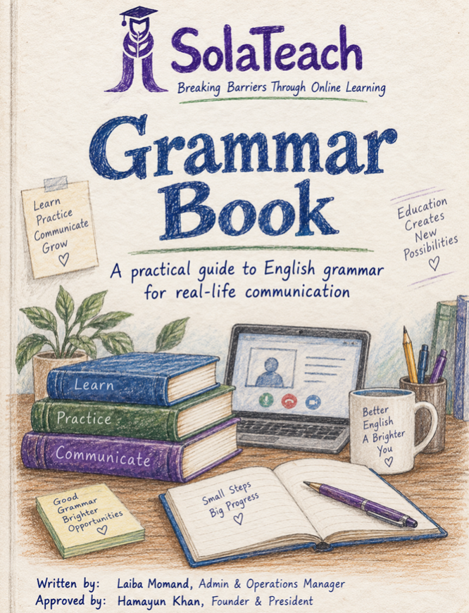 Cover of SolaTeach's Grammar Book